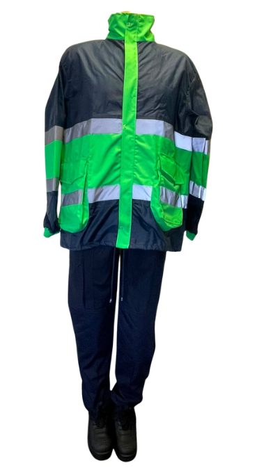 2 tone rain proof suite