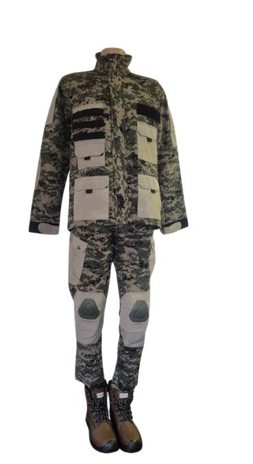 Army Camouflage with reinforced knee pads
