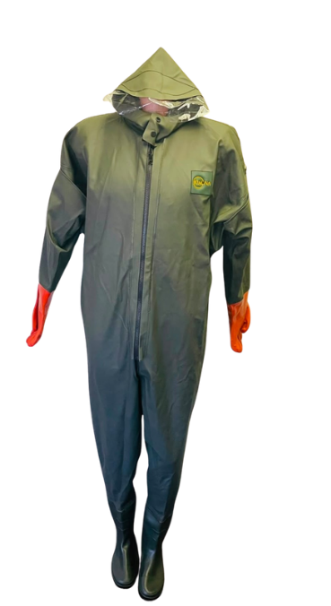 Chemical & Hazard Resistant WP PVC Wader Suit